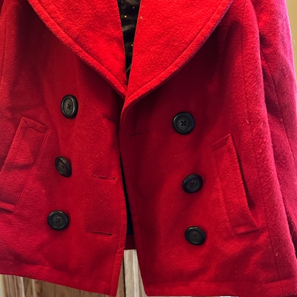 Red Merona Peacoat! - Picture 4 of 7